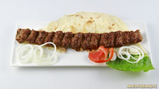 Kebab of veal