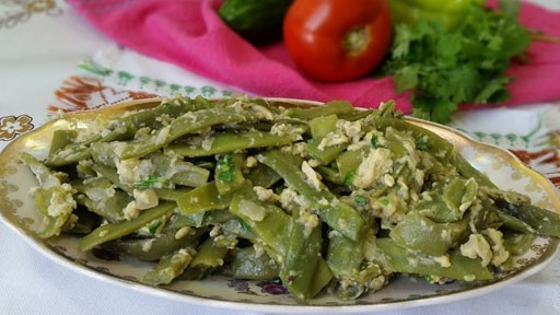 Fried green beans