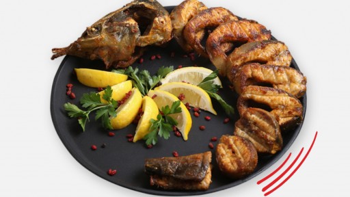 Sterlet from tandoor